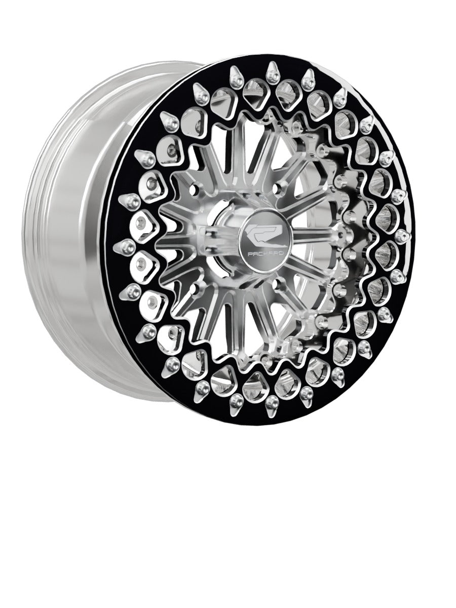 Element - FF Forged Polished Beadlock - Silver - 15x7 | 4x156 / Contrast Machined V.3 / Yes