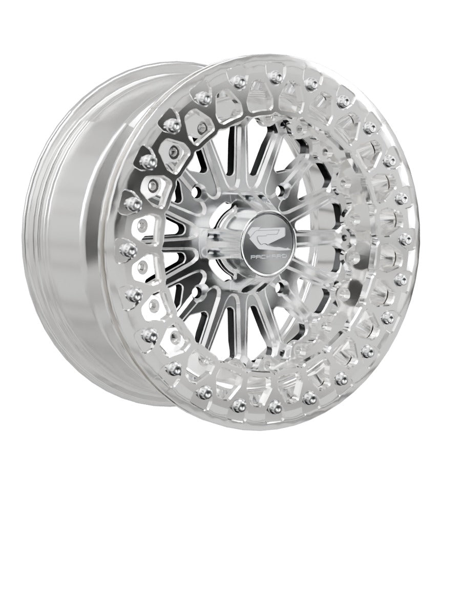 Element - FF Forged Polished Beadlock - Silver - 15x7 | 4x156 / Polished V.2 / Yes