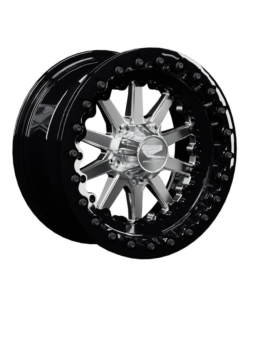 Element - FF Forged Beadlock - Silver RZR Pro R 5x4.5 - 15x7 | 5X4.5 / Gloss Black V.1 / Spinner cap