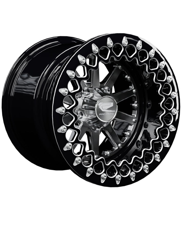 Element - FF Forged Beadlock - Silver RZR Pro R 5x4.5 - 15x11 | 5X4.5 / Contrast Machined V.2 / Spinner cap