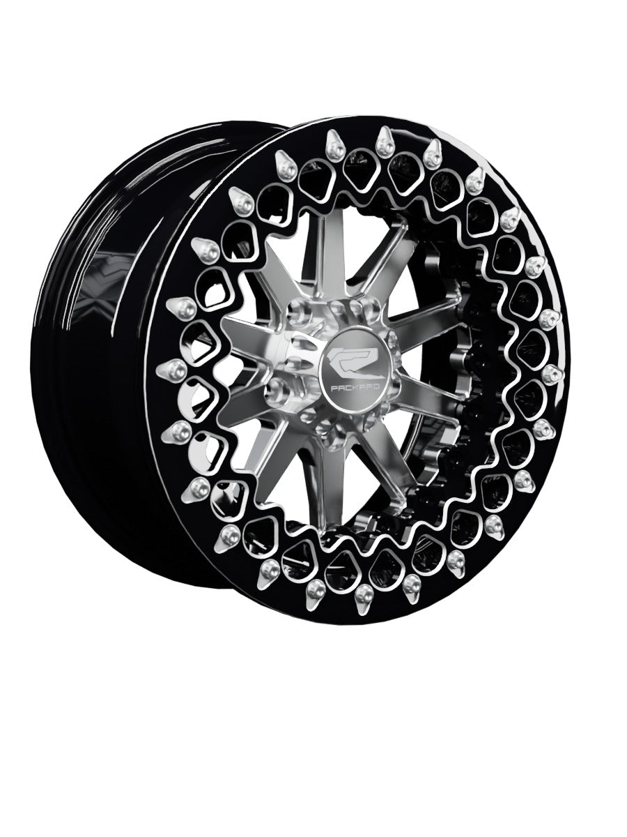 Element - FF Forged Beadlock - Silver RZR Pro R 5x4.5 - 15x7 | 5X4.5 / Contrast Machined V.2