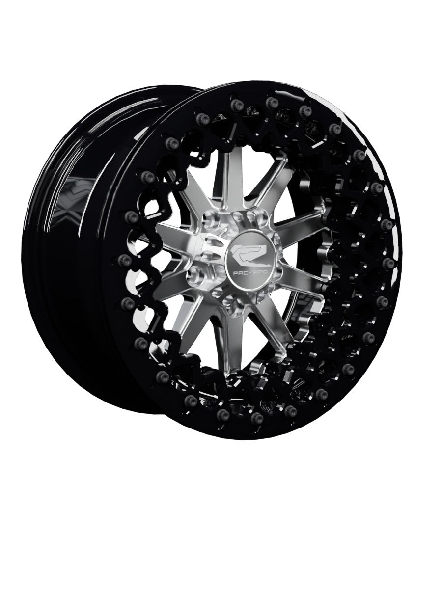 Element - FF Forged Beadlock - Silver RZR Pro R 5x4.5 - 15x7 | 5X4.5 / Gloss Black V.2