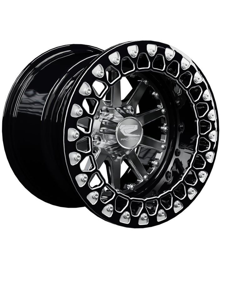 Element - FF Forged Beadlock - Silver RZR Pro R 5x4.5 - 15x11 | 5X4.5 / Contrast Machined V.3 / Spinner cap