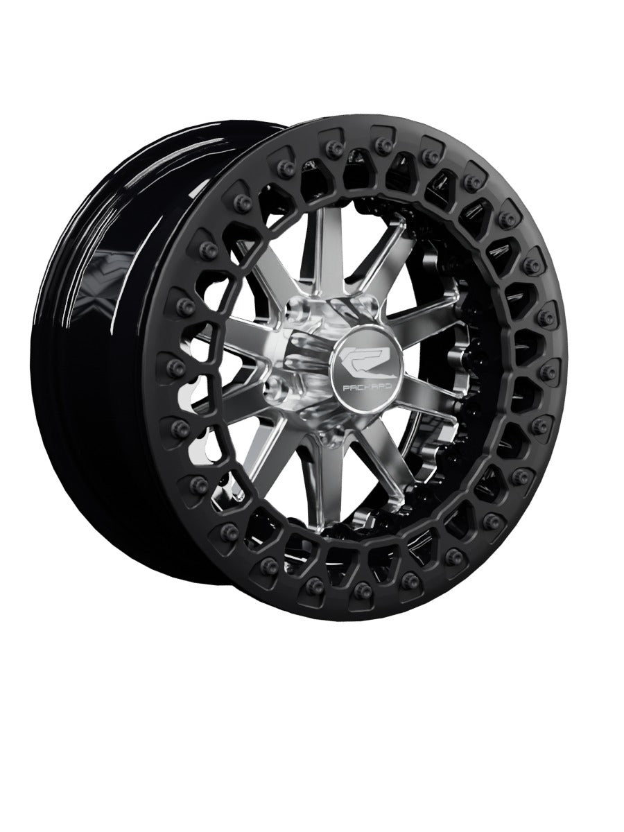 Element - FF Forged Beadlock - Silver RZR Pro R 5x4.5 - 15x7 | 5X4.5 / Satin Black V.3 / Spinner cap