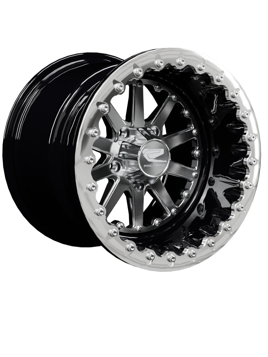Element - FF Forged Beadlock - Silver RZR Pro R 5x4.5 - 15x11 | 5X4.5 / Polished V.1 / Spinner cap