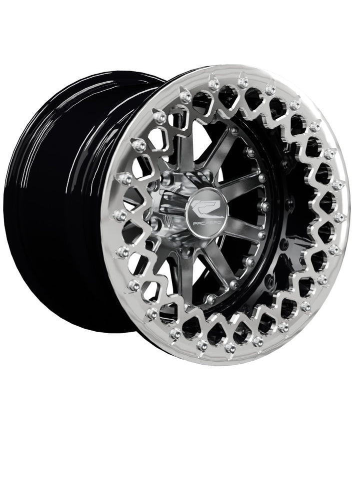 Element - FF Forged Beadlock - Silver RZR Pro R 5x4.5 - 15x11 | 5X4.5 / Polished V.2 / Spinner cap