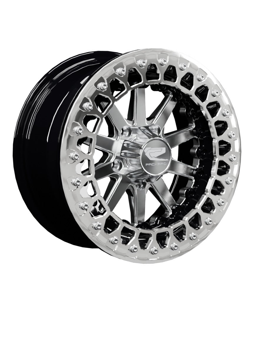Element - FF Forged Beadlock - Silver RZR Pro R 5x4.5 - 15x7 | 5X4.5 / Polished V.3 / Spinner cap