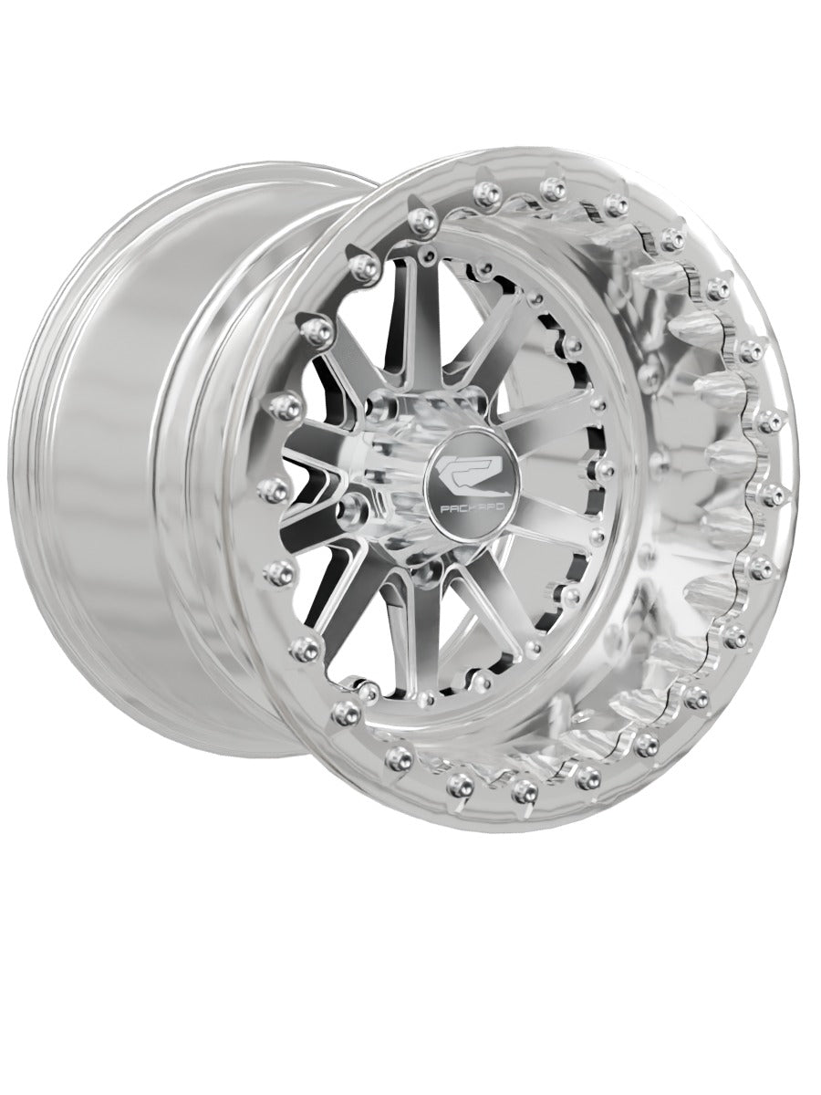 Element - FF Forged Polished Beadlock - Silver RZR Pro R 5x4.5 - 15x11 | 5X4.5 / Polished V.1 / Spinner cap