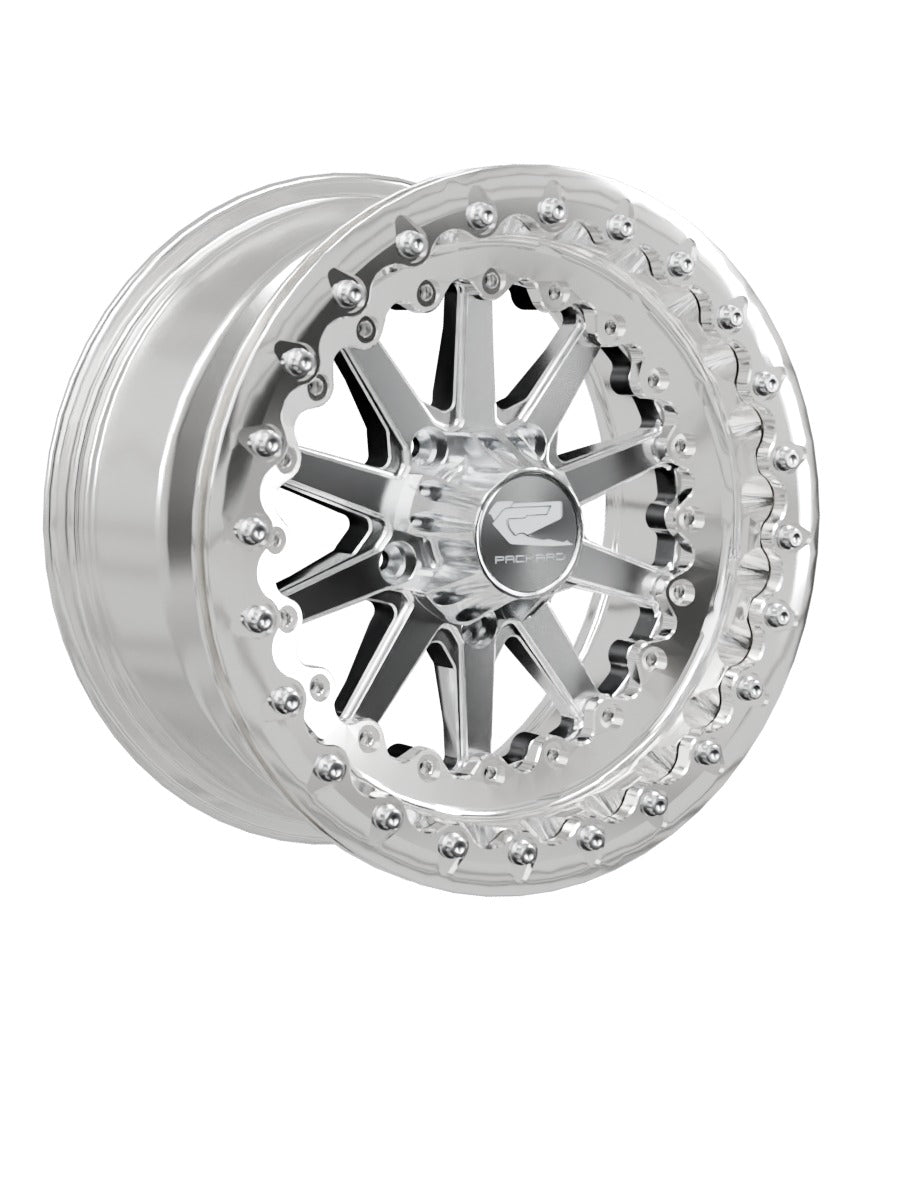 Element - FF Forged Polished Beadlock - Silver RZR Pro R 5x4.5 - 15x7 | 5X4.5 / Polished V.1 / Spinner cap