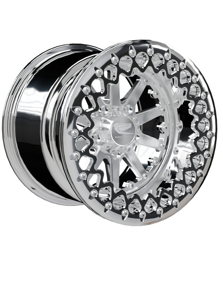 Element - FF Forged Polished Beadlock - Silver RZR Pro R 5x4.5 - 15x11 | 5X4.5 / Polished V.2