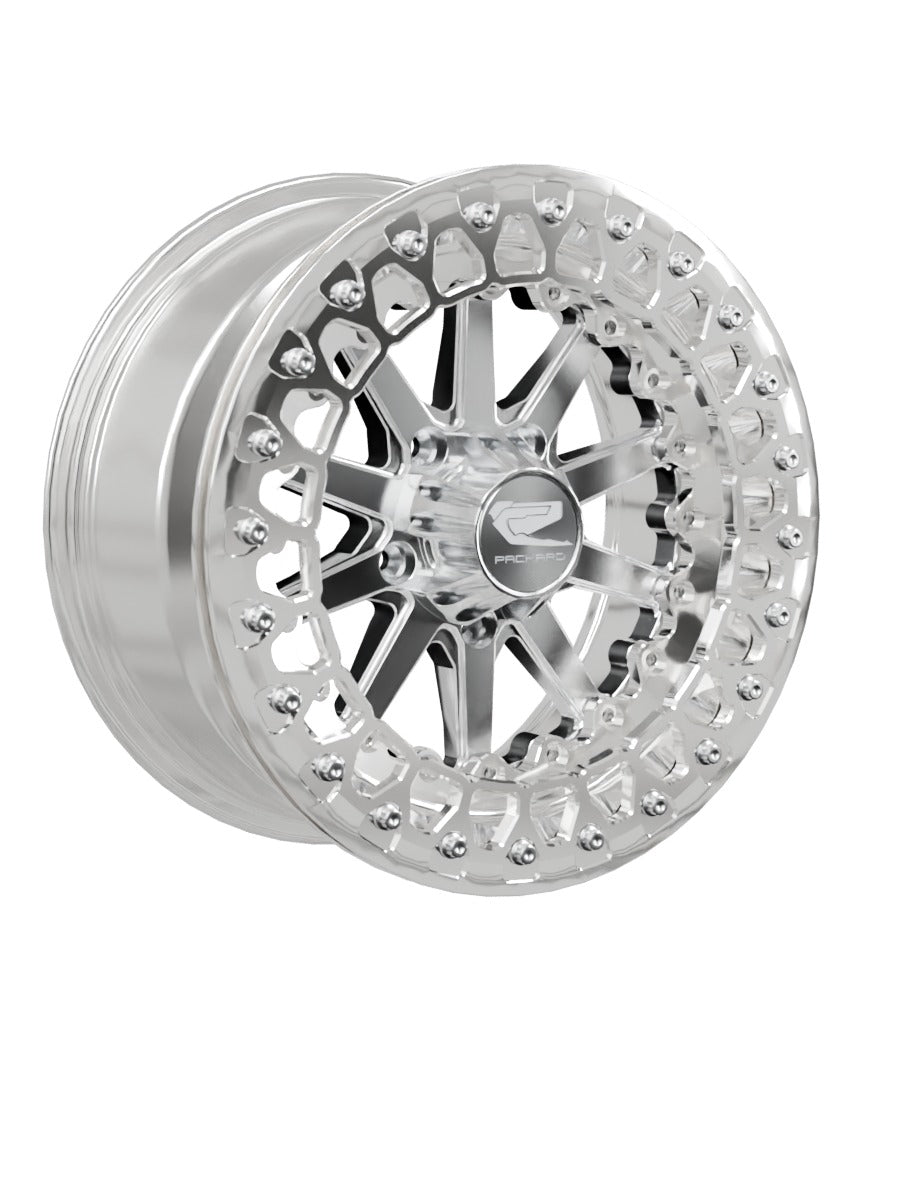 Element - FF Forged Polished Beadlock - Silver RZR Pro R 5x4.5 - 15x7 | 5X4.5 / Polished V.2 / Spinner cap