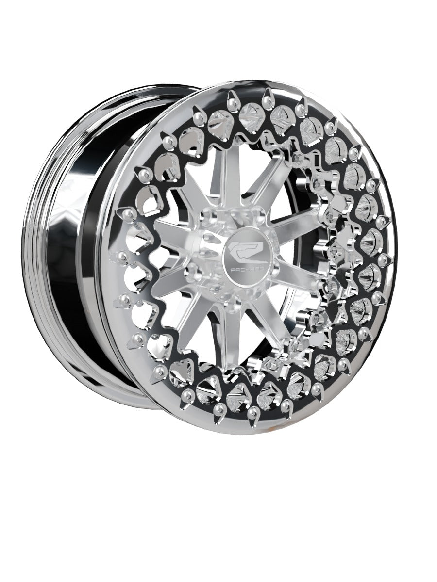 Element - FF Forged Polished Beadlock - Silver RZR Pro R 5x4.5 - 15x7 | 5X4.5 / Polished V.2