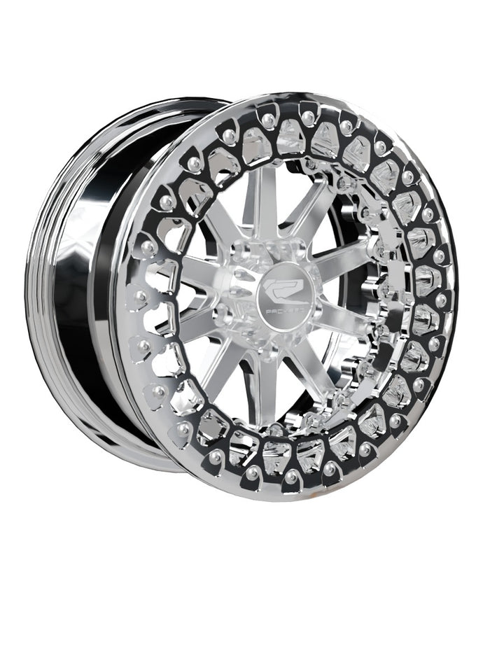 Element - FF Forged Polished Beadlock - Silver RZR Pro R 5x4.5 - 15x7 | 5X4.5 / Polished V.3