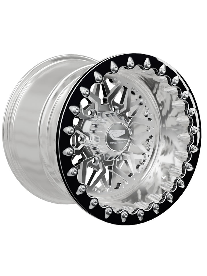 Impact - FF Forged Polished Beadlock - Silver Maverick R 6x139.7 - 15x11 | 6x139.7 / Contrast Machined V.1 / Yes