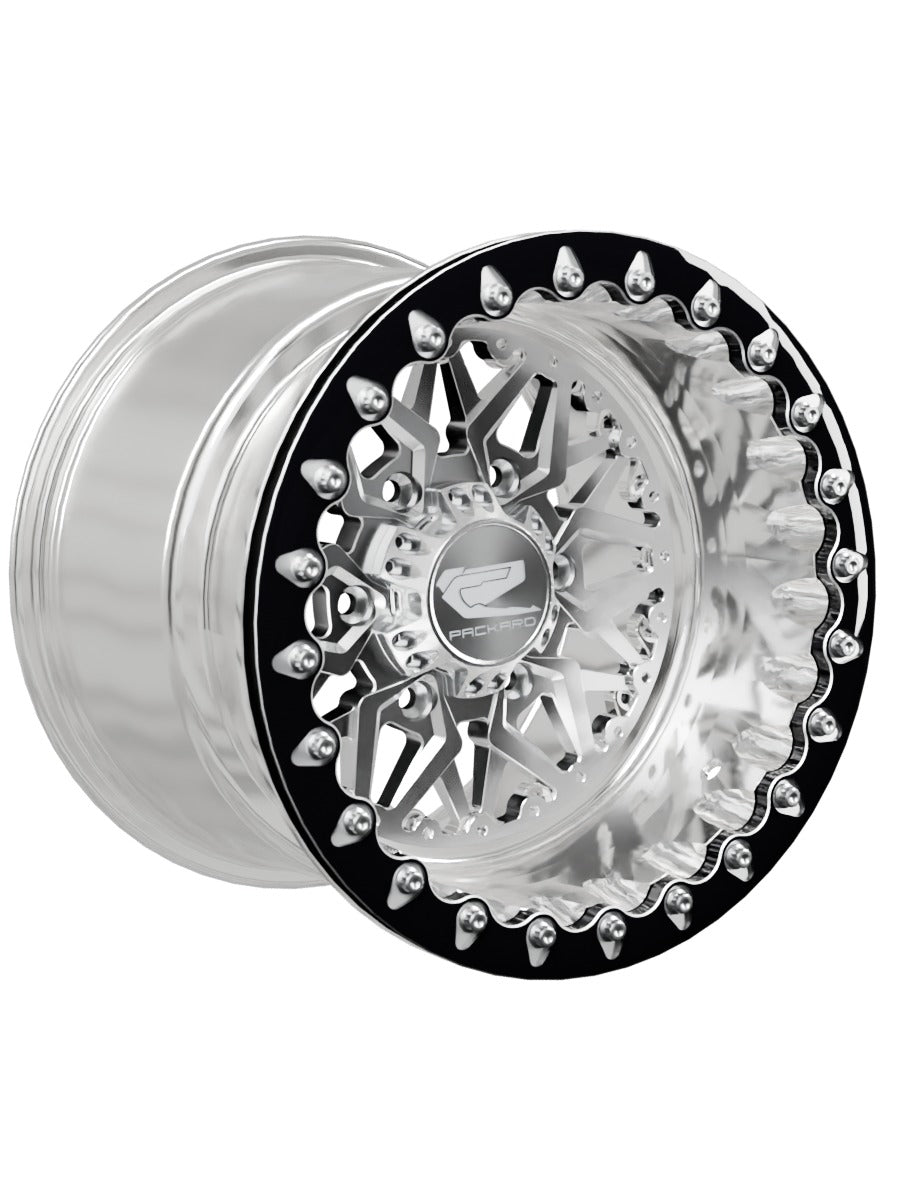 Impact - FF Forged Polished Beadlock - Silver Maverick R 6x139.7 - 15x11 | 6x139.7 / Contrast Machined V.1 / No