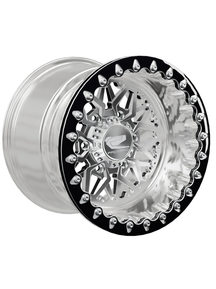 Impact - FF Forged Polished Beadlock - Silver Maverick R 6x139.7 - 15x11 | 6x139.7 / Contrast Machined V.1 / No