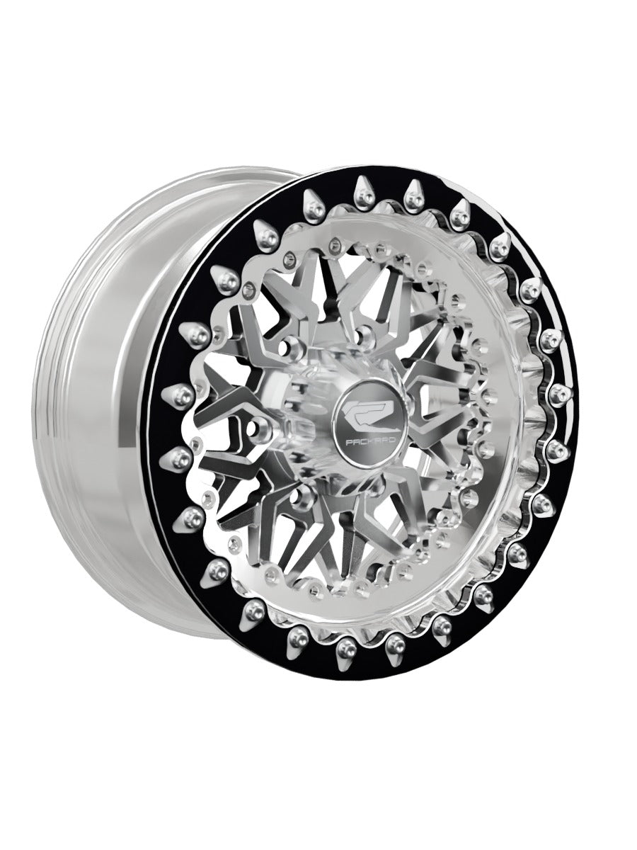 Impact - FF Forged Polished Beadlock - Silver Maverick R 6x139.7 - 15x7 | 6x139.7 / Contrast Machined V.1 / Yes