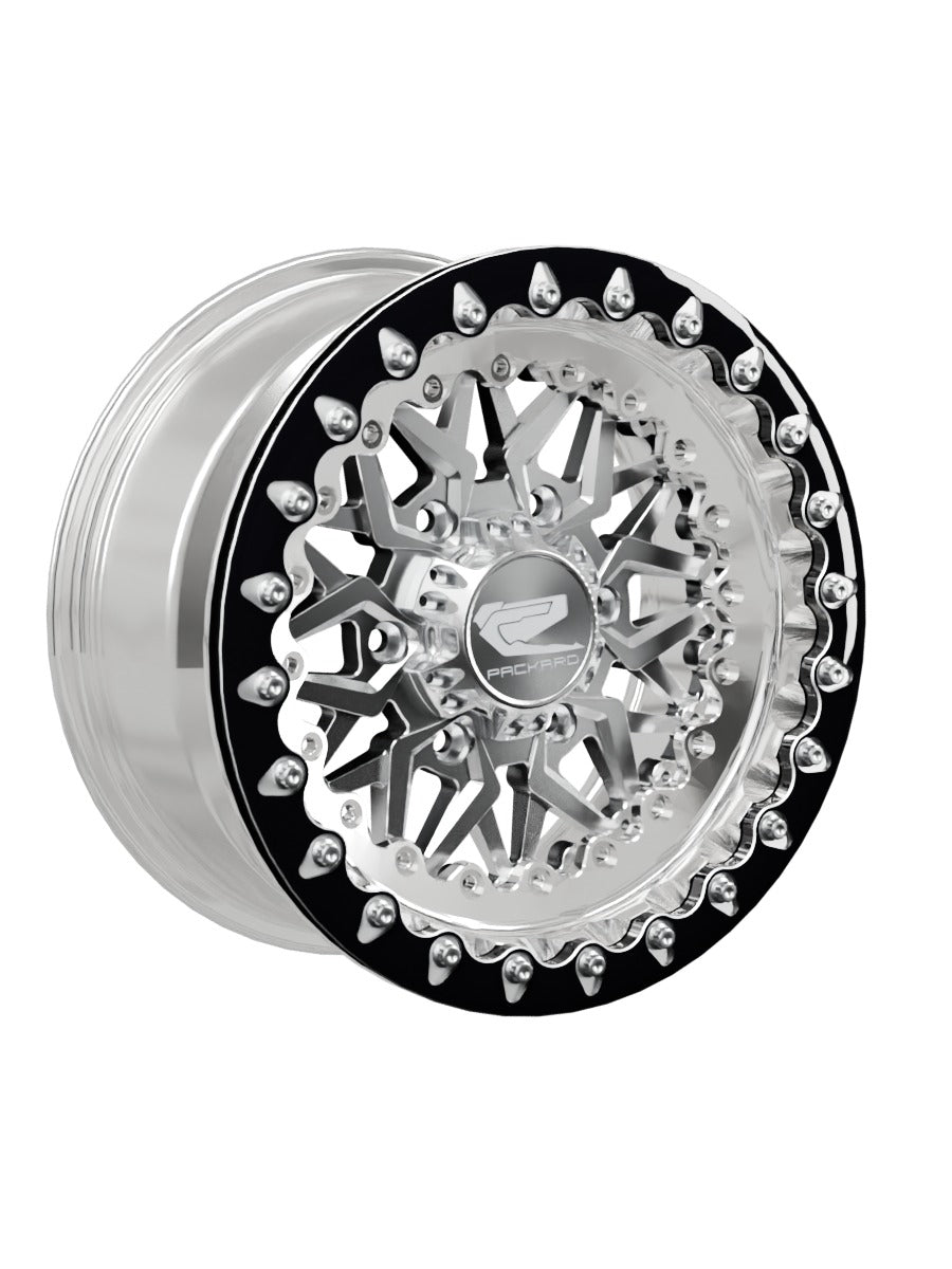 Impact - FF Forged Polished Beadlock - Silver Maverick R 6x139.7 - 15x7 | 6x139.7 / Contrast Machined V.1 / No