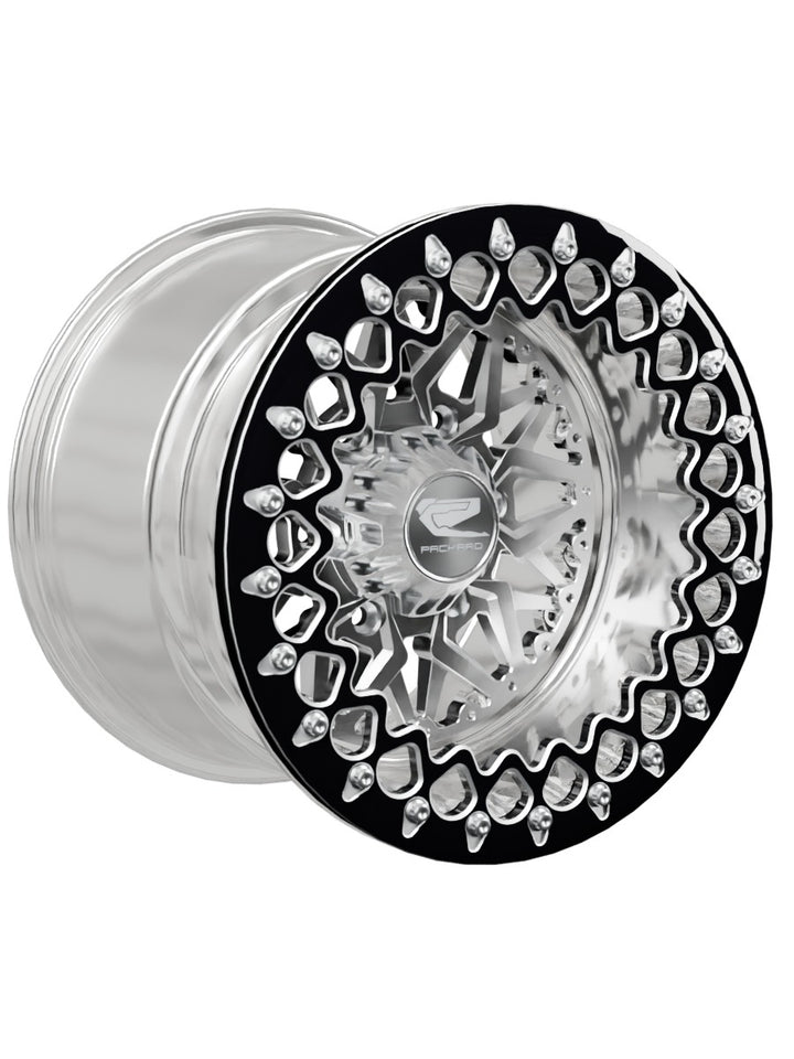 Impact - FF Forged Polished Beadlock - Silver Maverick R 6x139.7 - 15x11 | 6x139.7 / Contrast Machined V.2 / Yes