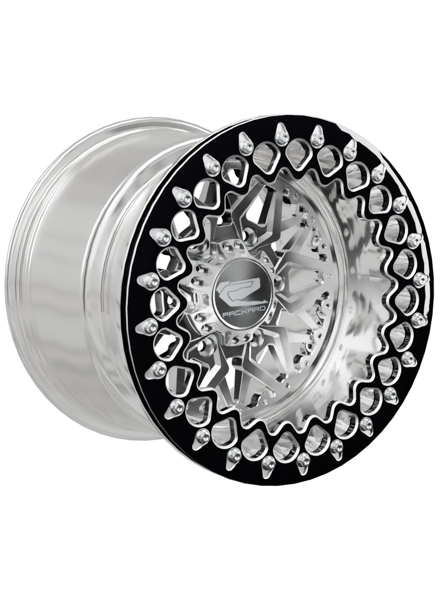 Impact - FF Forged Polished Beadlock - Silver Maverick R 6x139.7 - 15x11 | 6x139.7 / Contrast Machined V.2 / No