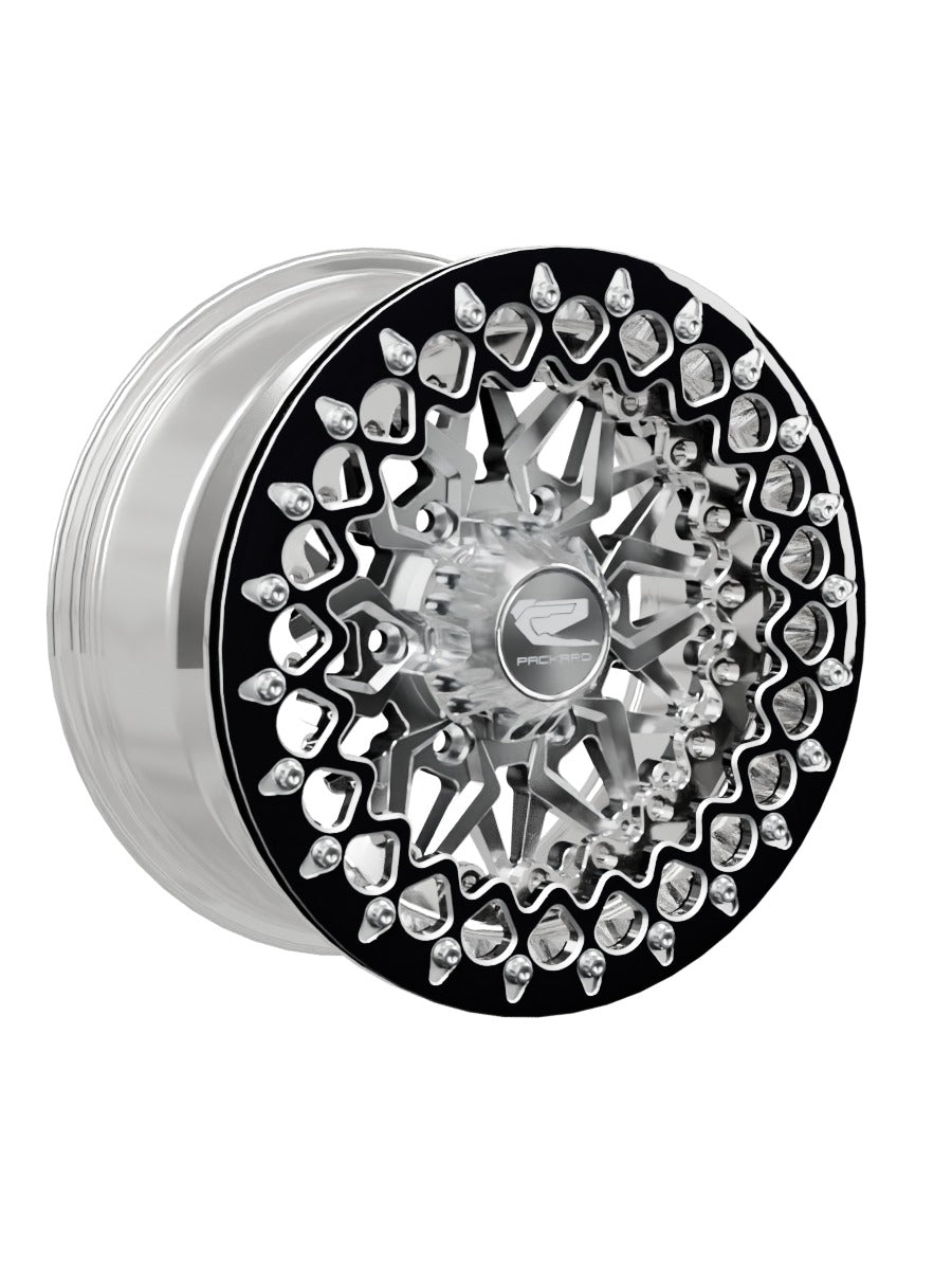 Impact - FF Forged Polished Beadlock - Silver Maverick R 6x139.7 - 15x7 | 6x139.7 / Contrast Machined V.2 / Yes