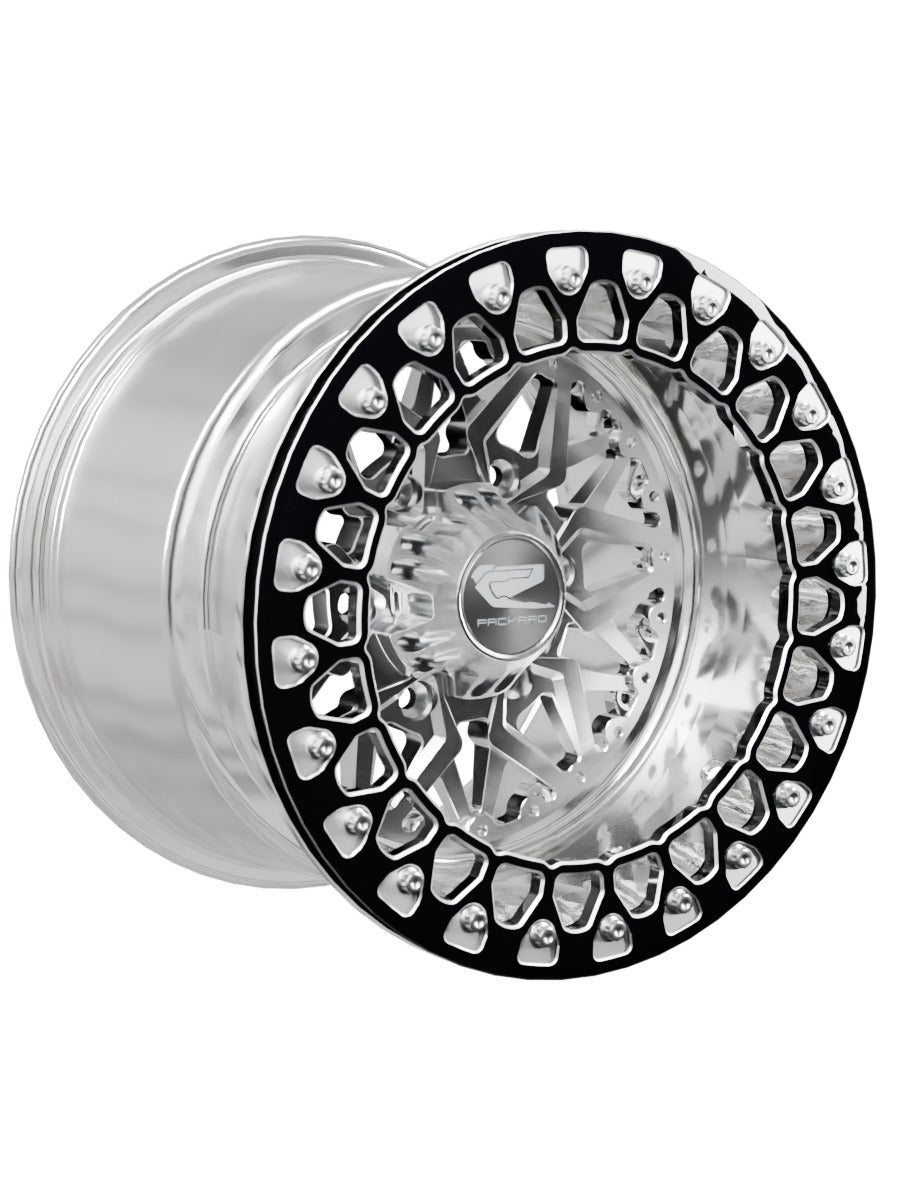 Impact - FF Forged Polished Beadlock - Silver Maverick R 6x139.7 - 15x11 | 6x139.7 / Contrast Machined V.3 / Yes