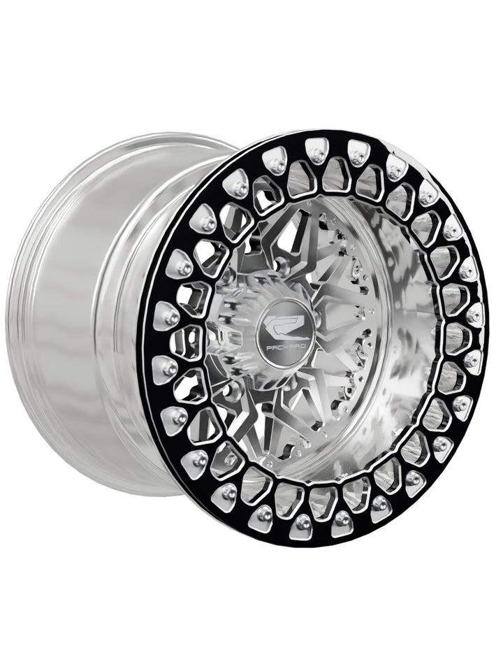 Impact - FF Forged Polished Beadlock - Silver Maverick R 6x139.7 - 15x11 | 6x139.7 / Contrast Machined V.3 / Yes