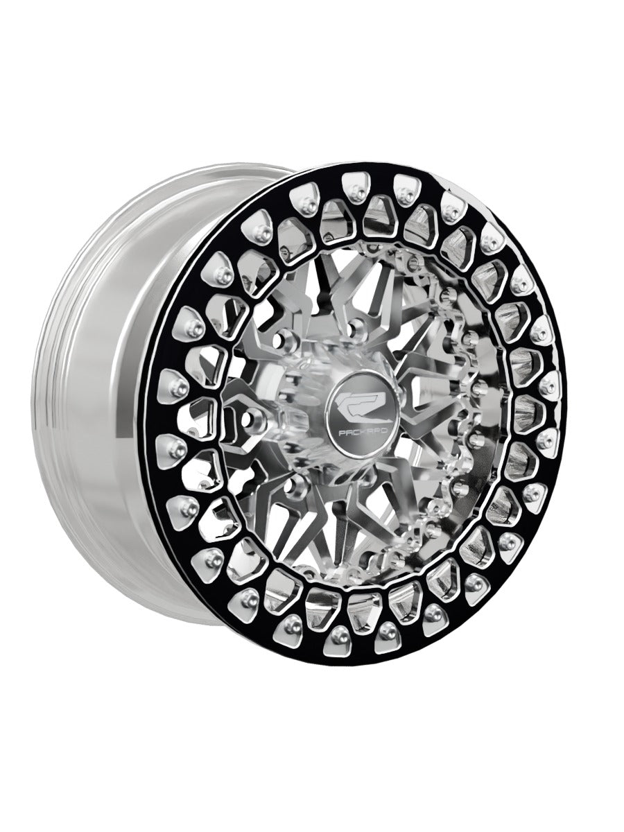 Impact - FF Forged Polished Beadlock - Silver Maverick R 6x139.7 - 15x7 | 6x139.7 / Contrast Machined V.3 / Yes