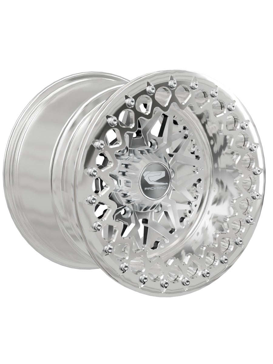 Impact - FF Forged Polished Beadlock - Silver Maverick R 6x139.7 - 15x11 | 6x139.7 / Polished V.2 / Yes