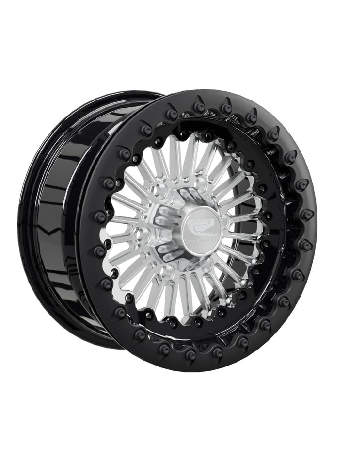 Import Beadlock — Silver Maverick R 6x139.7 — 15x7 | 6x139.7 / Satin Black V.1 with spinner cap