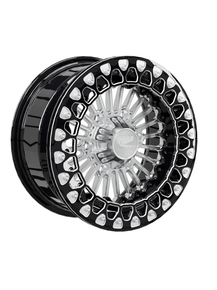 Import Beadlock — Silver Maverick R 6x139.7 — 15x7 | 6x139.7 / Contrast Machined V.2 with spinner cap