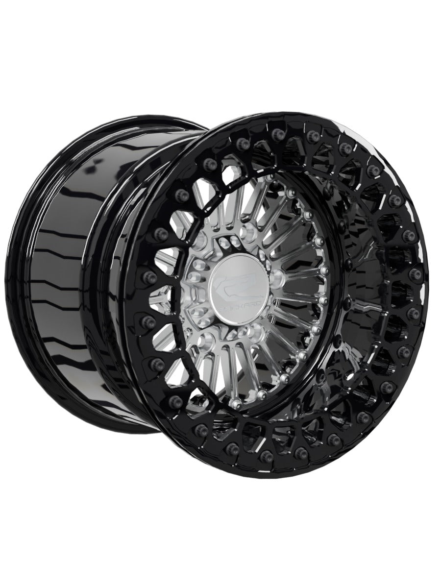 Import Beadlock — Silver Maverick R 6x139.7 — 15x11 | 6x139.7 / Gloss Black V.2