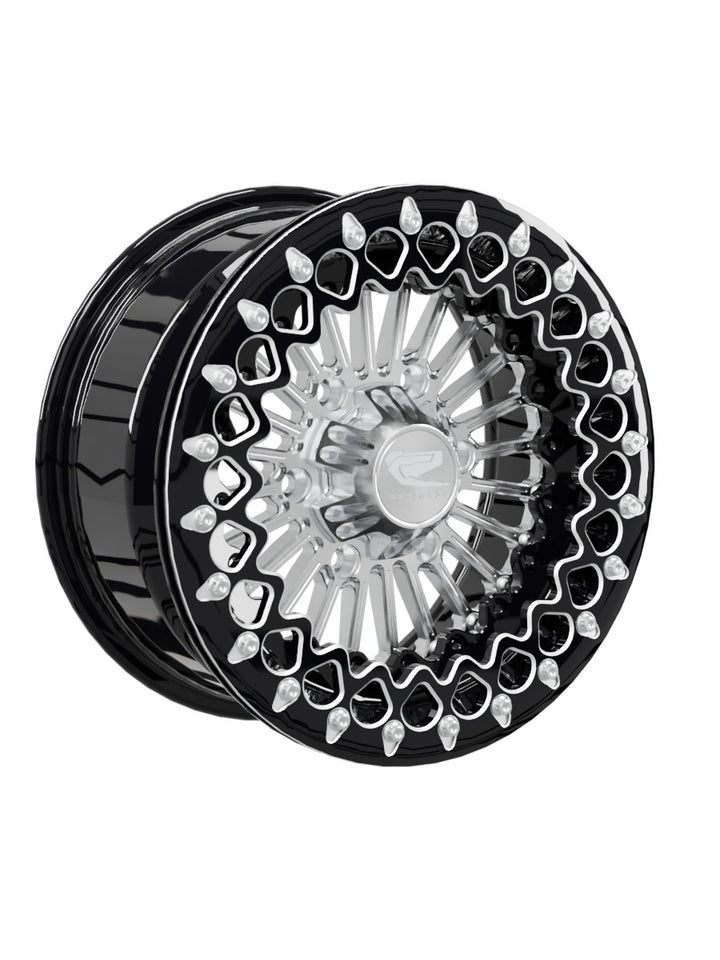 Import Beadlock — Silver Maverick R 6x139.7 — 15x7 | 6x139.7 / Contrast Machined V.3 with spinner cap