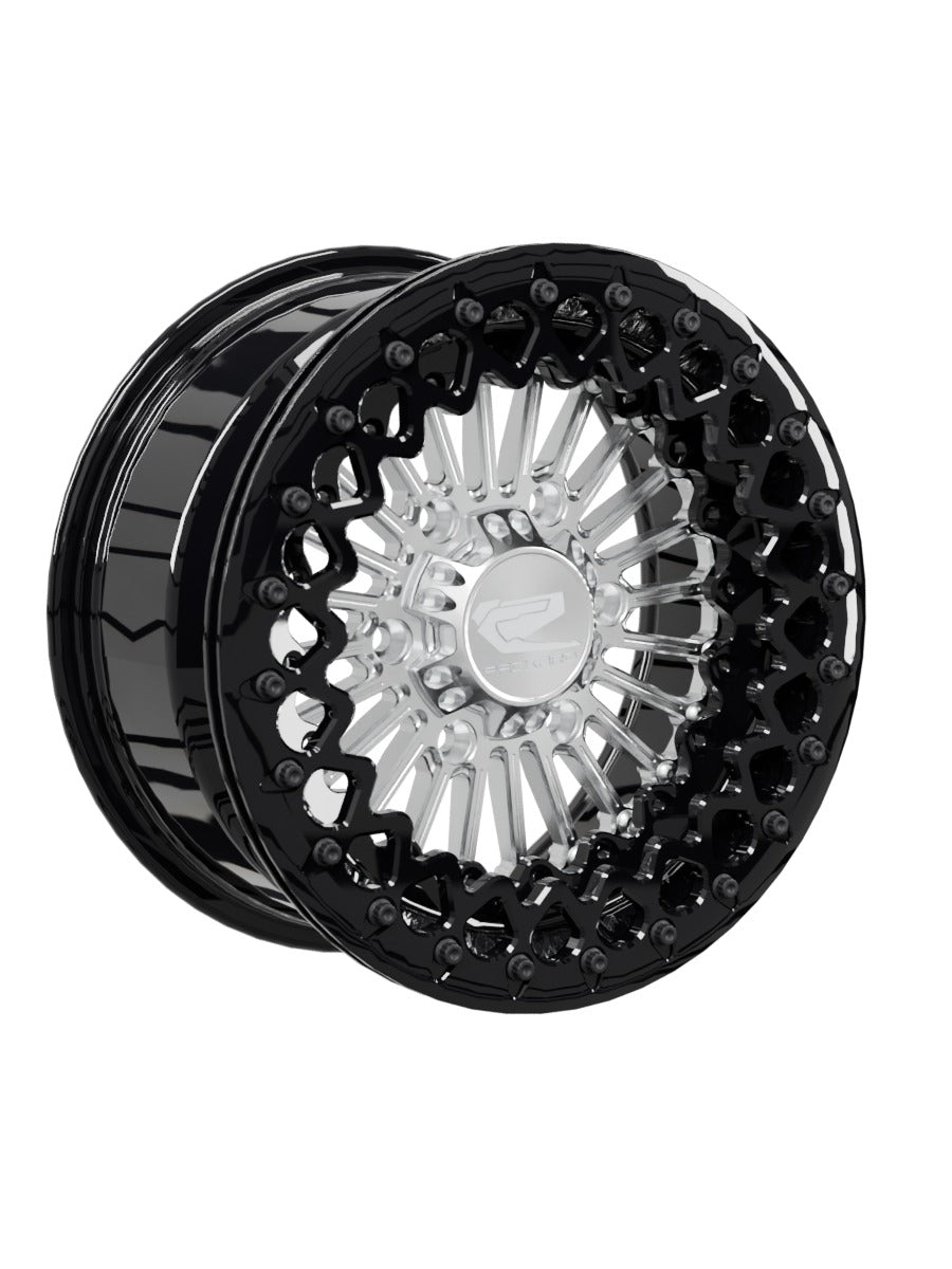 Import Beadlock — Silver Maverick R 6x139.7 — 15x7 | 6x139.7 / Gloss Black V.3