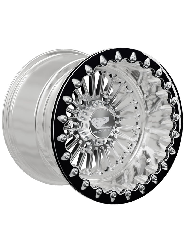 Import Polished Beadlock — Silver Maverick R 6x139.7 — 15x11 | 6x139.7 / Contrast Machined V.1