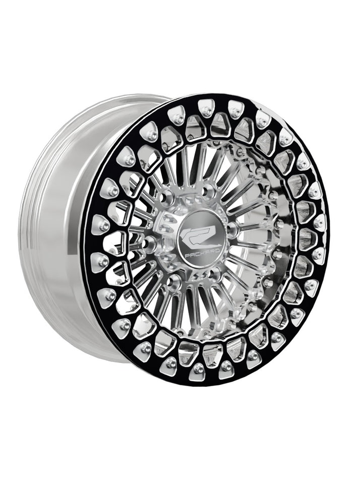 Import Polished Beadlock — Silver Maverick R 6x139.7 — 15x7 | 6x139.7 / Contrast Machined V.2