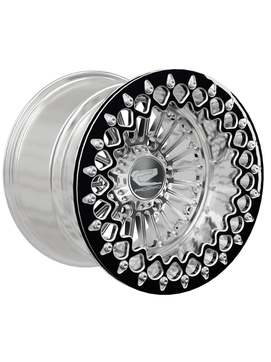 Import Polished Beadlock — Silver Maverick R 6x139.7 — 15x11 | 6x139.7 / Contrast Machined V.3