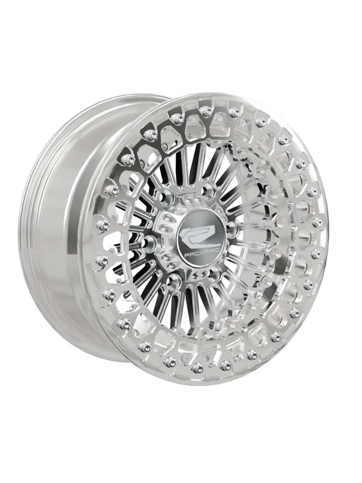 Import Polished Beadlock — Silver Maverick R 6x139.7 — 15x7 | 6x139.7 / Polished V.2