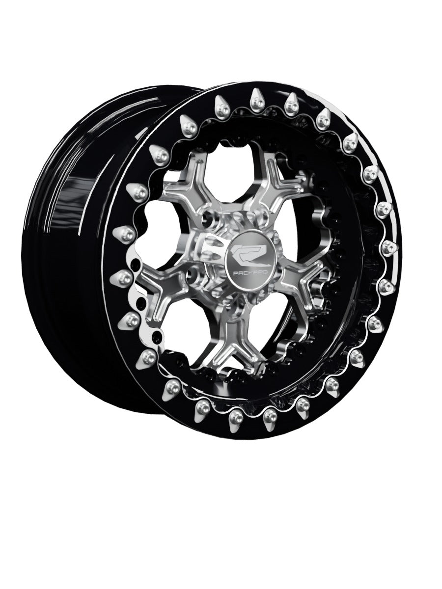 Pro 5 - FF Forged Beadlock - Silver RZR Pro R 5x4.5 - 15x7 | 5X4.5 / Contrast Machined V.1 / No