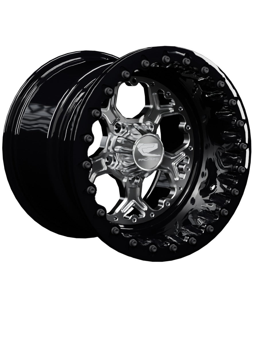 Pro 5 - FF Forged Beadlock - Silver RZR Pro R 5x4.5 - 15x11 | 5X4.5 / Gloss Black V.1 / Yes