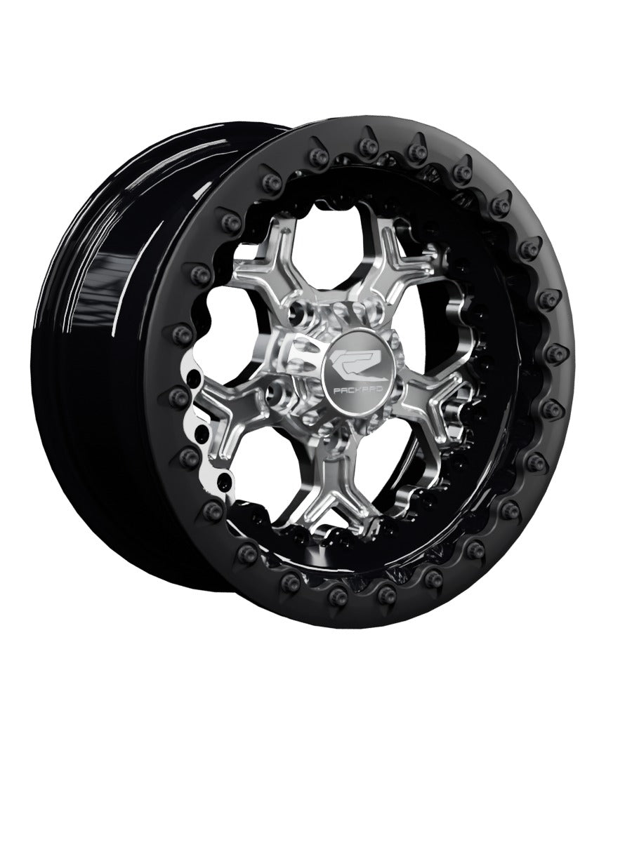 Pro 5 - FF Forged Beadlock - Silver RZR Pro R 5x4.5 - 15x7 | 5X4.5 / Satin Black V.1 / No