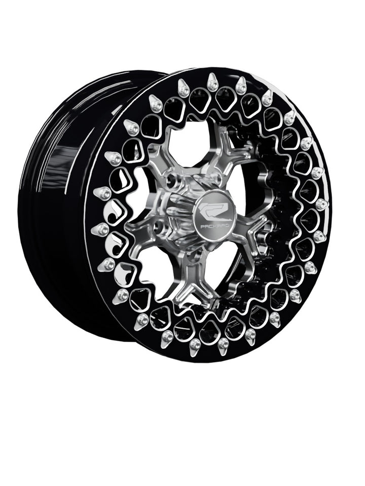 Pro 5 - FF Forged Beadlock - Silver RZR Pro R 5x4.5 - 15x7 | 5X4.5 / Contrast Machined V.2 / Yes