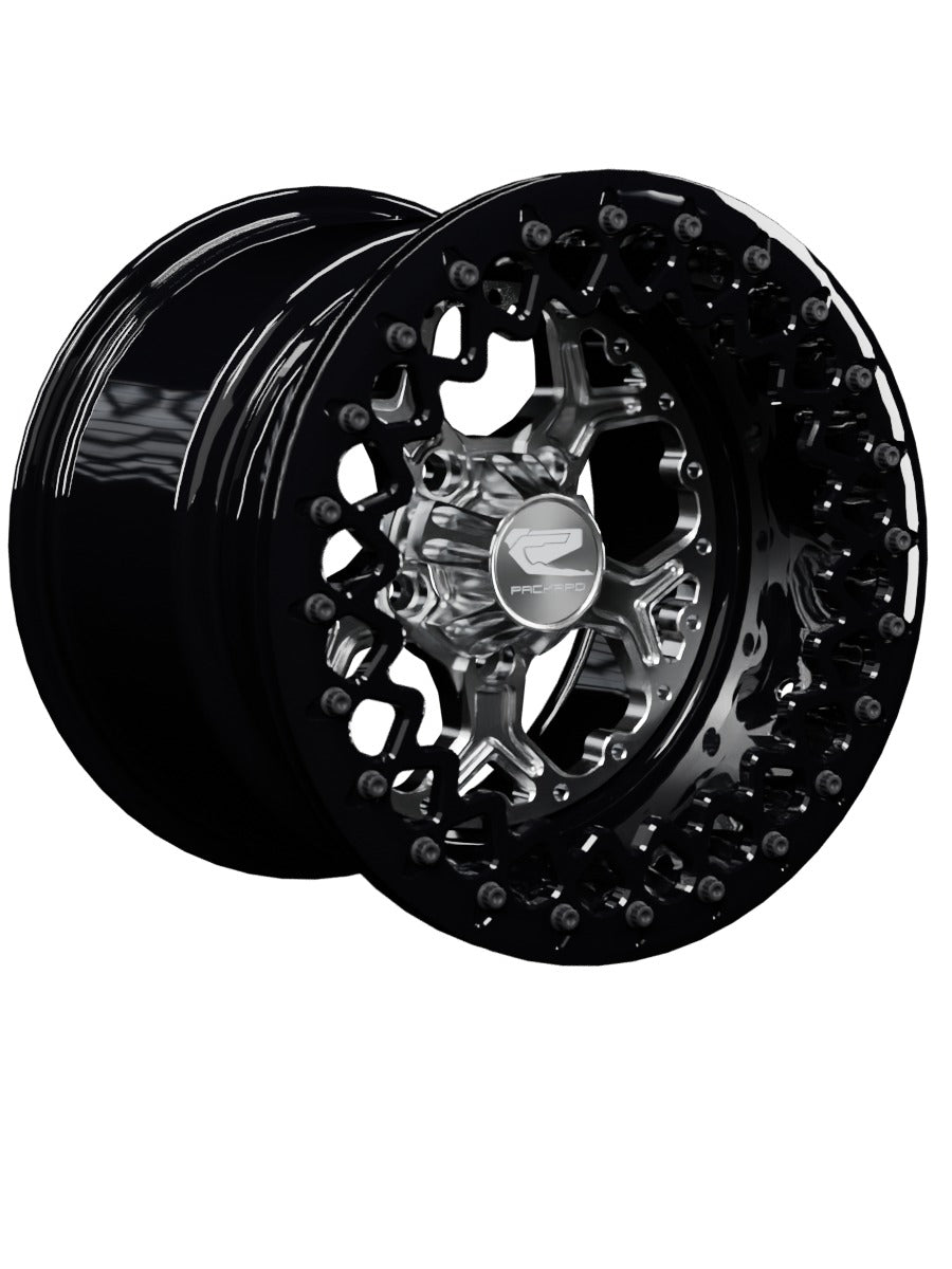 Pro 5 - FF Forged Beadlock - Silver RZR Pro R 5x4.5 - 15x11 | 5X4.5 / Gloss Black V.2 / Yes