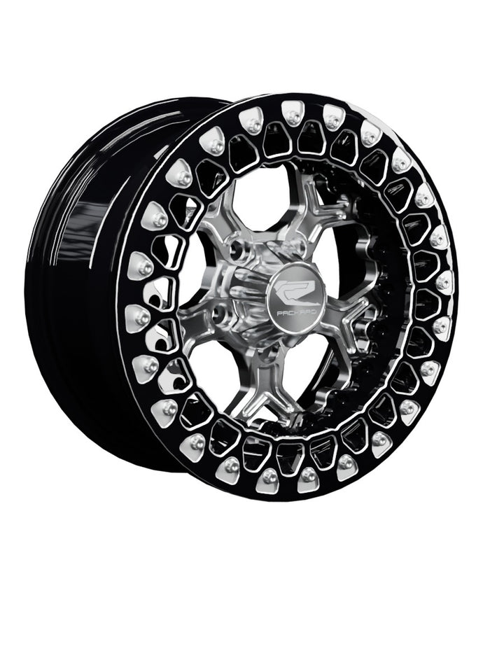 Pro 5 - FF Forged Beadlock - Silver RZR Pro R 5x4.5 - 15x7 | 5X4.5 / Contrast Machined V.3 / Yes