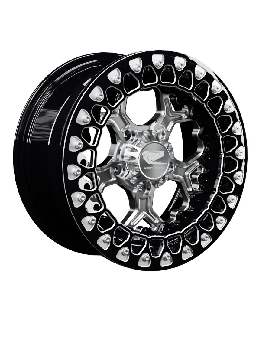 Pro 5 - FF Forged Beadlock - Silver RZR Pro R 5x4.5 - 15x7 | 5X4.5 / Contrast Machined V.3 / No