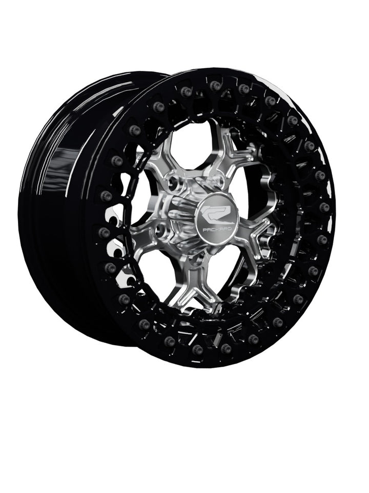 Pro 5 - FF Forged Beadlock - Silver RZR Pro R 5x4.5 - 15x7 | 5X4.5 / Gloss Black V.3 / Yes