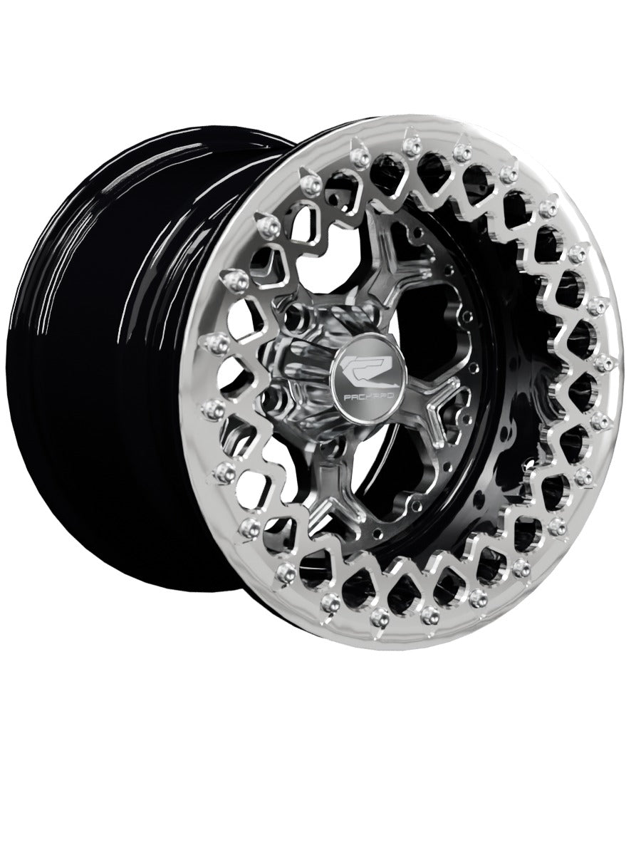 Pro 5 - FF Forged Beadlock - Silver RZR Pro R 5x4.5 - 15x11 | 5X4.5 / Polished V.2 / Yes