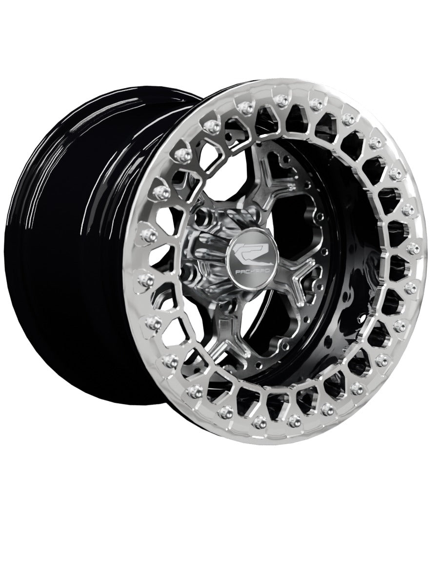 Pro 5 - FF Forged Beadlock - Silver RZR Pro R 5x4.5 - 15x11 | 5X4.5 / Polished V.3 / Yes