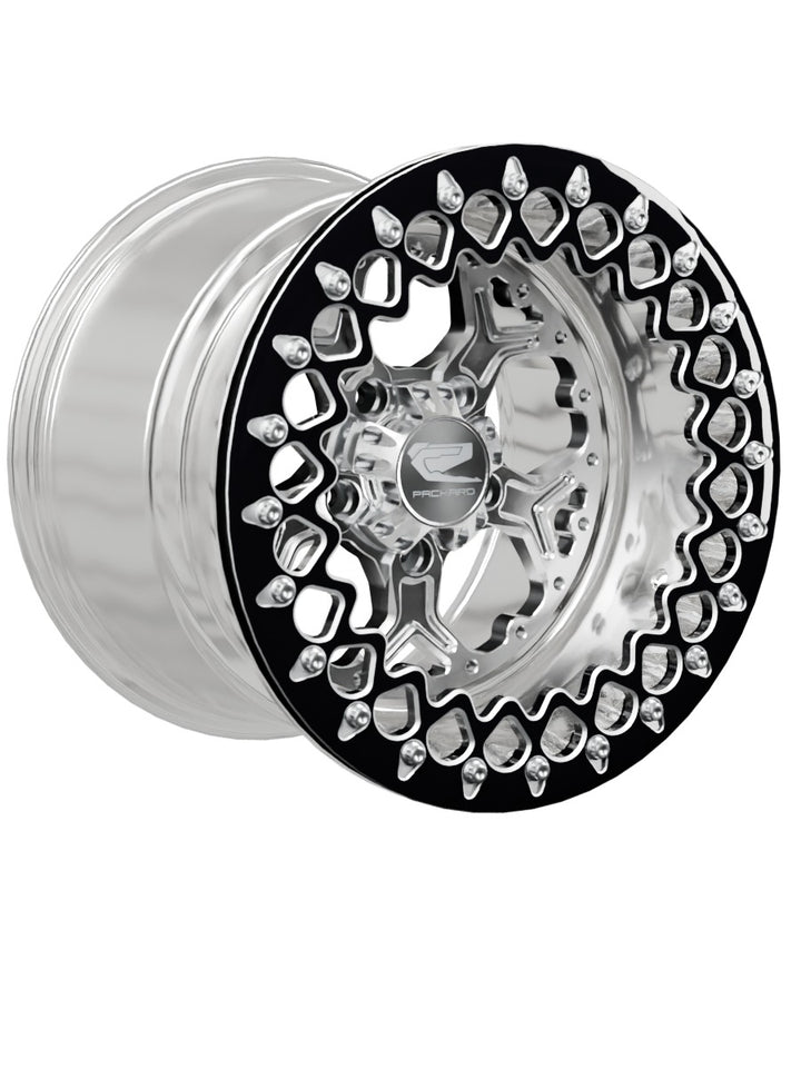 Pro 5 - FF Forged Polished Beadlock - Silver RZR Pro R 5x4.5 - 15x11 | 5X4.5 / Contrast Machined V.2 / No
