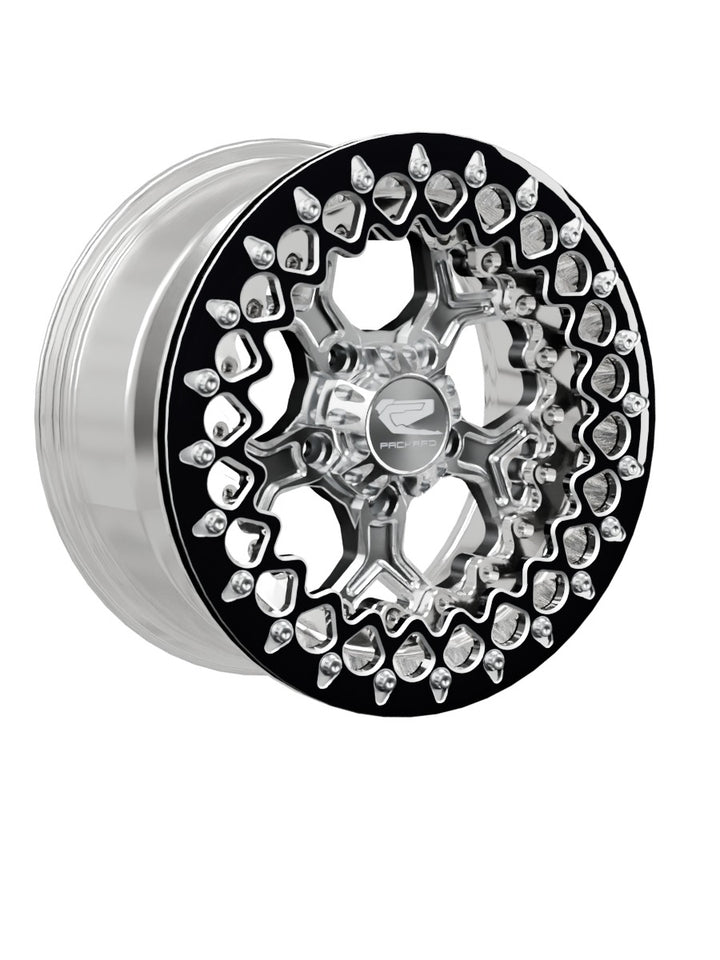 Pro 5 - FF Forged Polished Beadlock - Silver RZR Pro R 5x4.5 - 15x7 | 5X4.5 / Contrast Machined V.2 / No